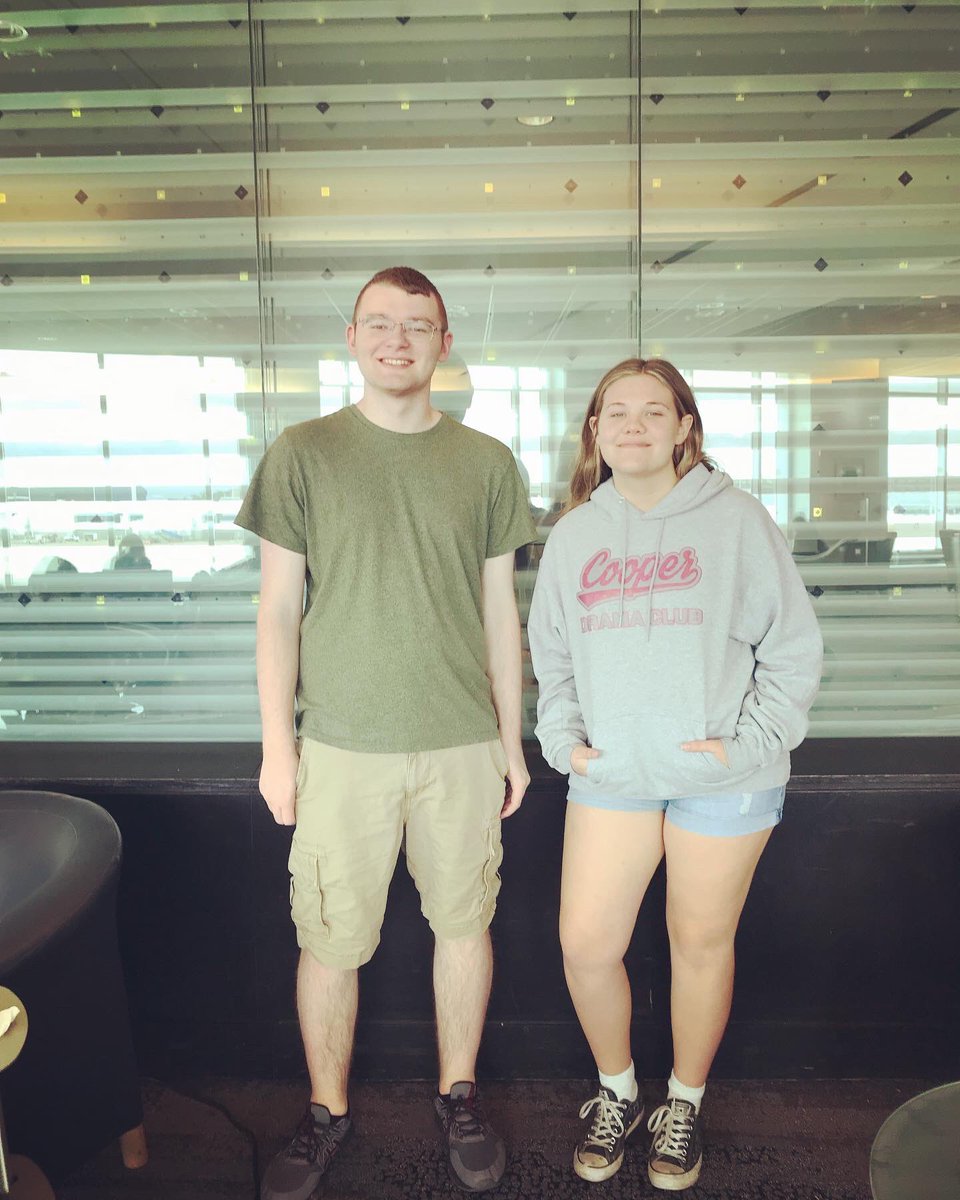 cooperforensics's tweet image. A big “Break a Leg!” to Addie and Zack as we head to Washington DC to compete at Nationals!