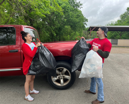 SACHEMInc's tweet photo. SACHEM joins Cleburne community in picking up trash. https://t.co/T74CHup60K https://t.co/I58a9dRSYt