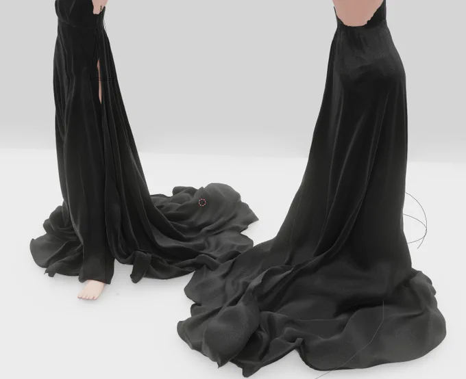 Clothの実験 #b3d 