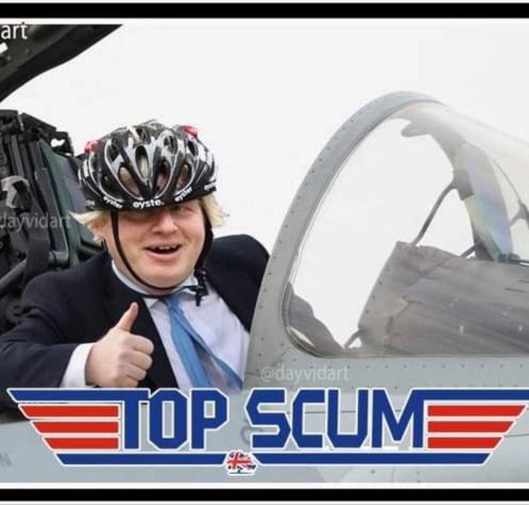 Ffyncwraig's tweet photo. They've made a biopic on Boris Johnson #TopScum https://t.co/np1BaGErOy