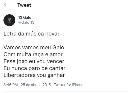 Cavalinho do Cruzeiro on X: Mais uma música que os caras copiaram