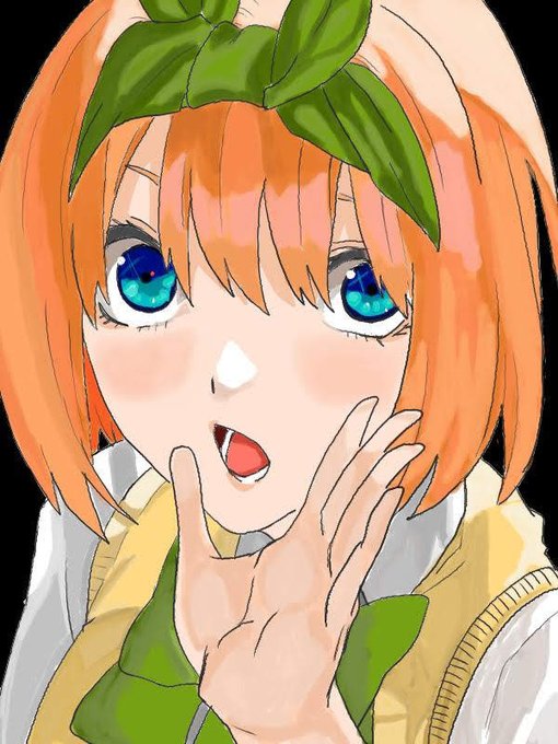 黒澤さんがTwitterに投稿した中野四葉(五等分の花嫁)のイラスト。