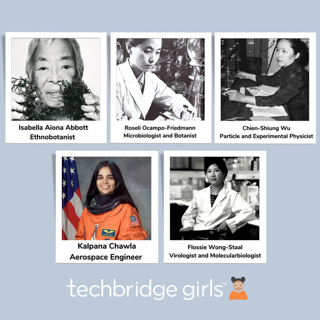Happy #AsianAmericanandPacificIslanderHeritageMonth! In honor of this month we are highlighting inspiring #womeninSTEM! We are so grateful for the brilliant past, present, and future contributions of Asian American and Pacific Islander women in STEM! Source: Science Buddies