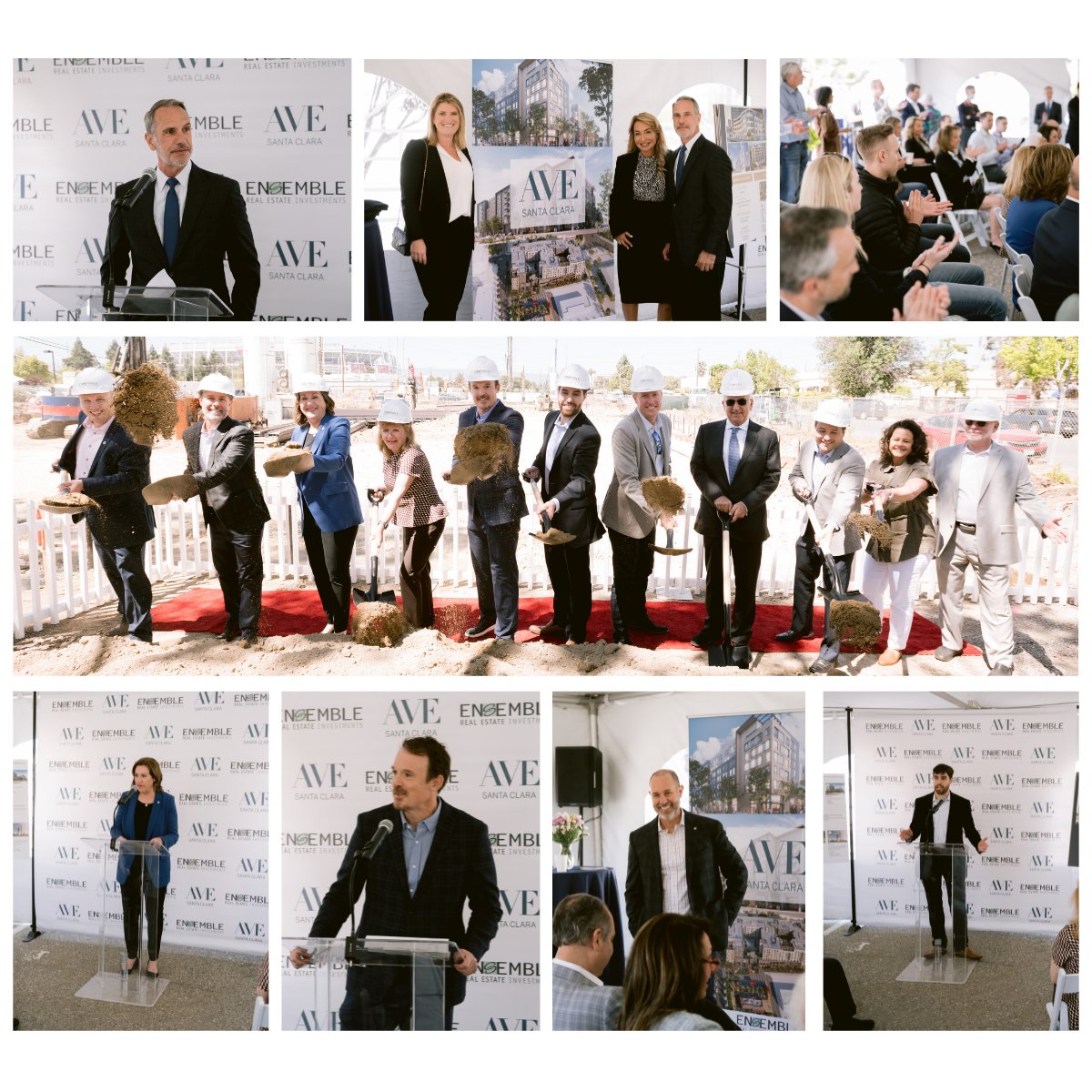 On May 19th, we kicked off construction on the future AVE Santa Clara in Silicon Valley. Our partners @ensembleRES, along with Santa Clara Mayor, Lisa Gillmor, and City Councilmembers helped us celebrate this exciting new development! #LiveBetter #GroundBreakingCeremony