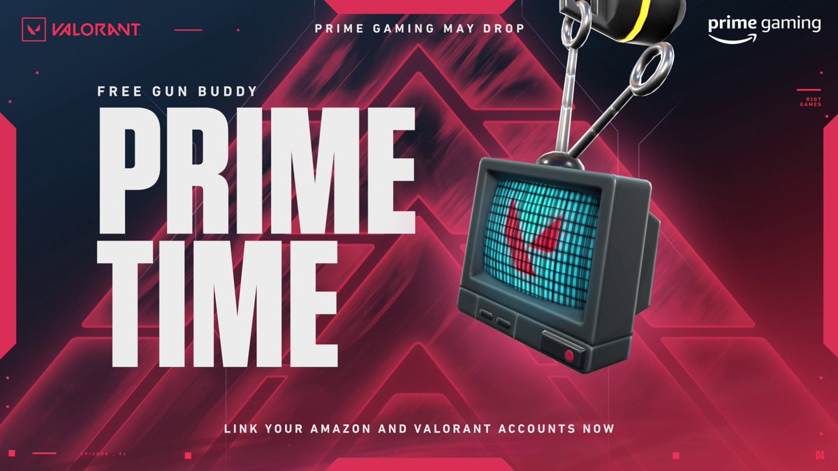 LOVEBYTE Gun Buddy FREE with Prime Gaming for Valorant!  🚨Last Chance  Alert🚨 Love hurts in VALORANT so equip the new Lovebyte Gun Buddy on your  favorite gun and start showing your