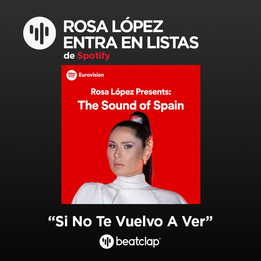 Beatclapmusic's tweet photo. [ROSA LÓPEZ]

Rosa López entra en listas, Playlist #TheSoundOfSpain oficial de Spotify con su tema #SiNoTeVuelvoAVer.

👉 https://t.co/37q5tMOlXA

Beatclap: distribuye tu música de una forma diferente.
+ info en https://t.co/MaP4mybxTM

#Beatclap #RosaLópez #Playlist #Spotify https://t.co/7SviO985eI