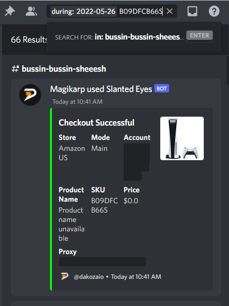 carnage0859's tweet photo. Dancey Dance while at work 
Tons of unlogged as well 
Thanks again ~~~~ 
Bot: @dakozaio @ProjectEn1gma 
Group: @akchefs @pixl_us @FTKfnf 
Proxies: @Profess0r__ @LiveProxies @OculusProxies @CookieProxies @TheXYZStore 
Accounts: @ArrowAccounts https://t.co/HBb3s8VgUA