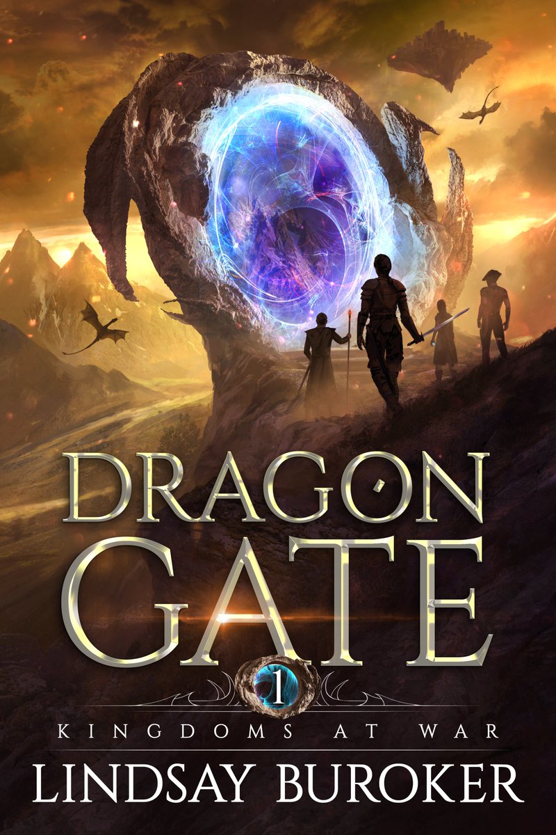 GoblinWriter's tweet photo. To celebrate the release of Book 5, Kingdoms at War (Dragon Gate, Book 1) is 99 cents this weekend:

https://t.co/LArCidZD8i https://t.co/NnM2GJmULd