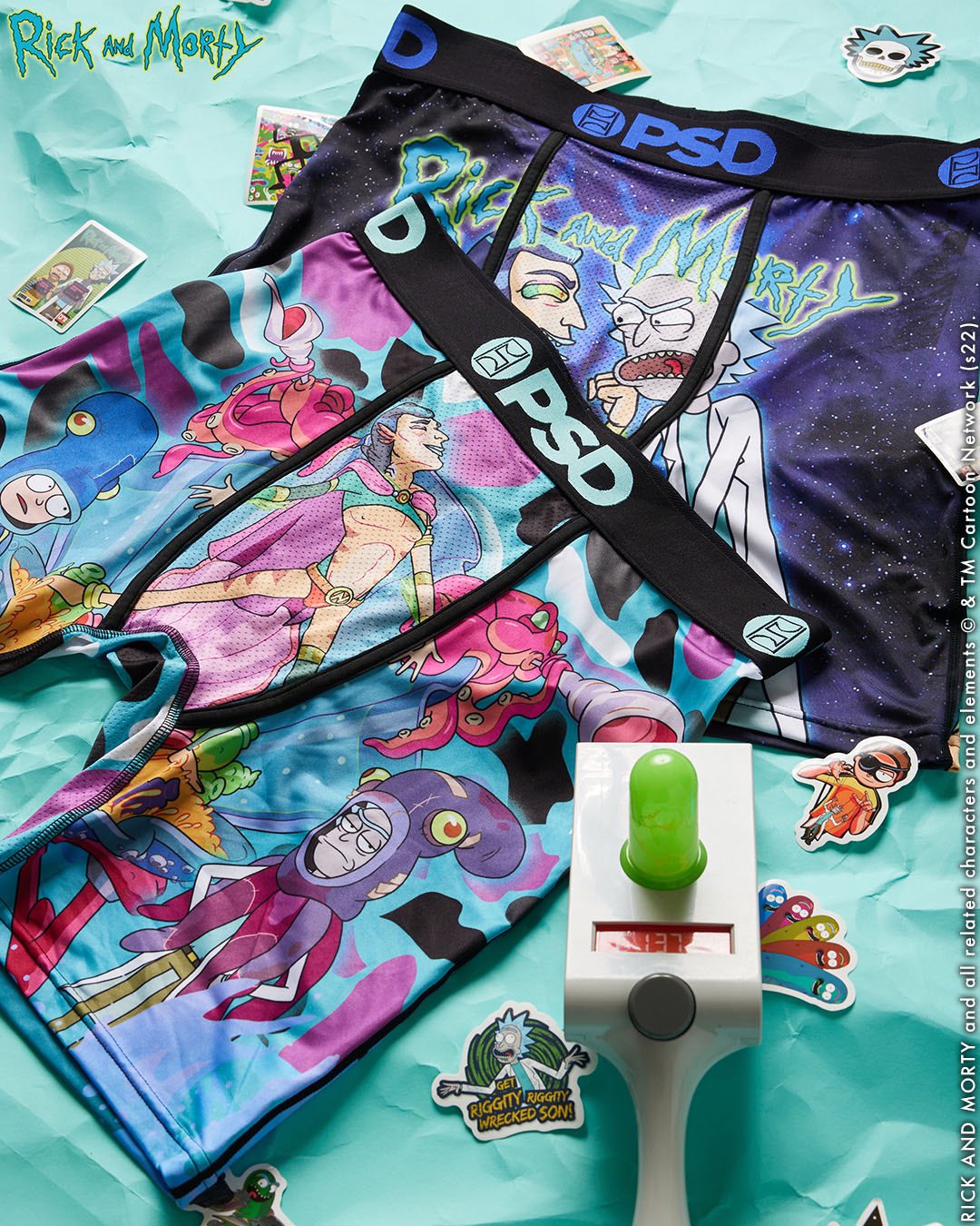 PSD Underwear on X: The latest prints from the Rick and Morty Collection -  I Am Mr. Nimbus and Rick Vs. Nimbus 🔥  / X