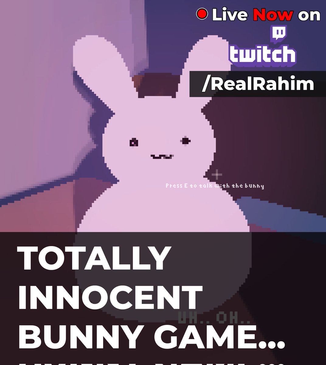 hal_rahim's tweet image. totally innocent bunny game...