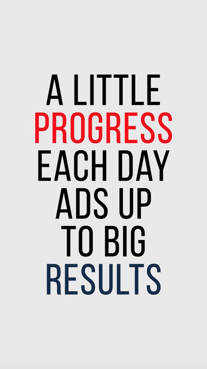 FridayMotivat's tweet photo. A little progress each day ads up to big results.
.
#DailyQuotes #MotivationalQuotes #Motivation  #instagood #GoodVibesOnly #dailymotivation https://t.co/mBZTAaIWAK