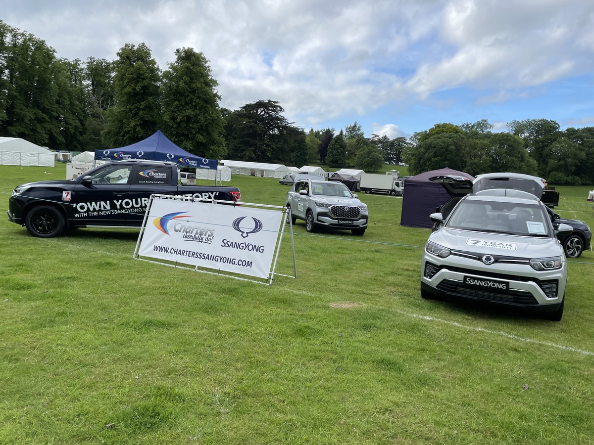 ChartersSYong's tweet image. All setup at @HighclereShow for the weekend. Are you coming to join us? #ssangyong #HighclereCastle #Newbury