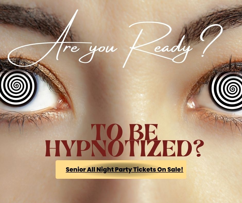 FLSeniorParty's tweet photo. Have you checked out all the cool things planned for your last night together as the Class of 2022?
A hypnotists is only one of many! 
Senior Class of 2022 - Get your tickets today!
https://t.co/eS5xkkmJKm https://t.co/sBpms1Xt0F