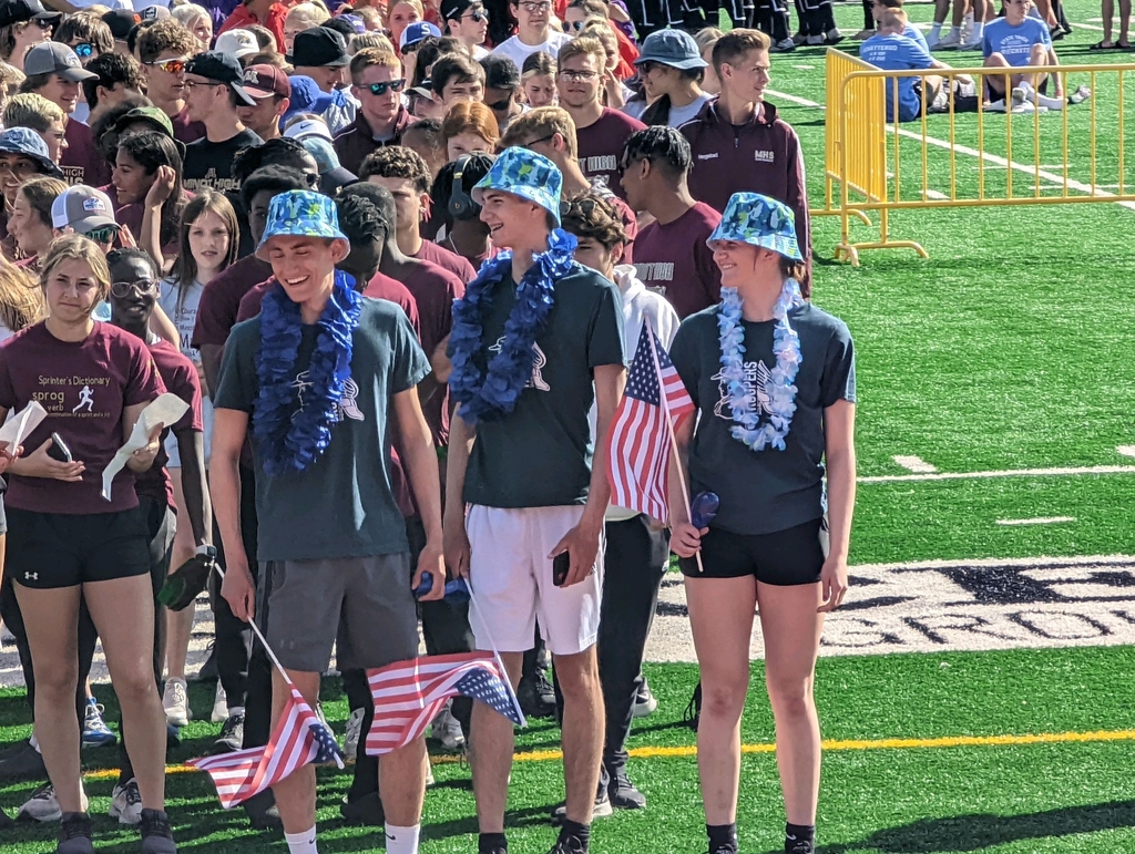GarrisonSchools's tweet photo. Trooper tracksters at state meet Parade of Athletes! Good luck TJ, Karli, and Avery! https://t.co/Gi4JL654nU