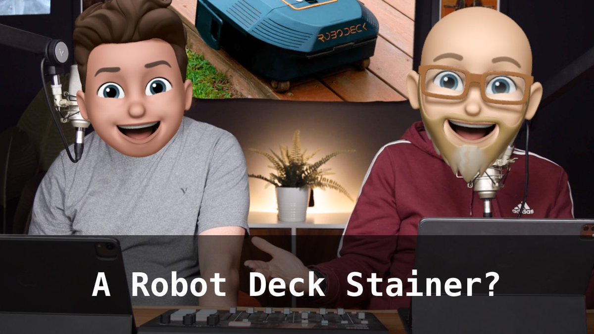 Robo deck staining? Check out this weeks #homekit podcast youtu.be/NoCasTRezEk