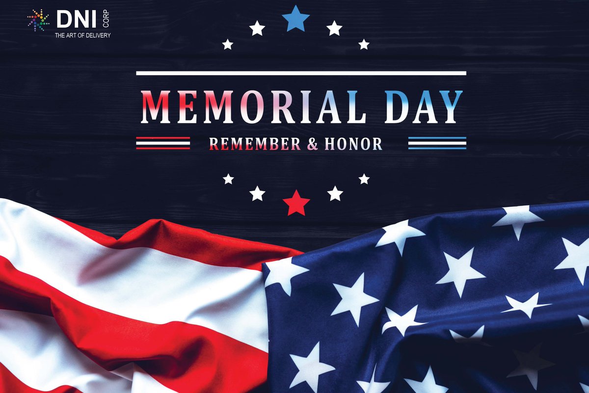 “Our flag does not fly because the wind moves it. It flies with the last breath of each soldier who died protecting it.”
- Unknown

In observation of Memorial Day, DNI will be closed Monday, May 30, 2022. 

Remember and honor our fallen military personnel!