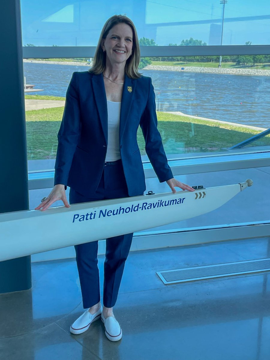 #RowChos! UCO’s Women’s Rowing team were honored with a ring ceremony this past Sunday where President Neuhold-Ravikumar spoke, received a ring and discovered that there was a boat named after her! The team began their bid for a fourth consecutive national championship this week.