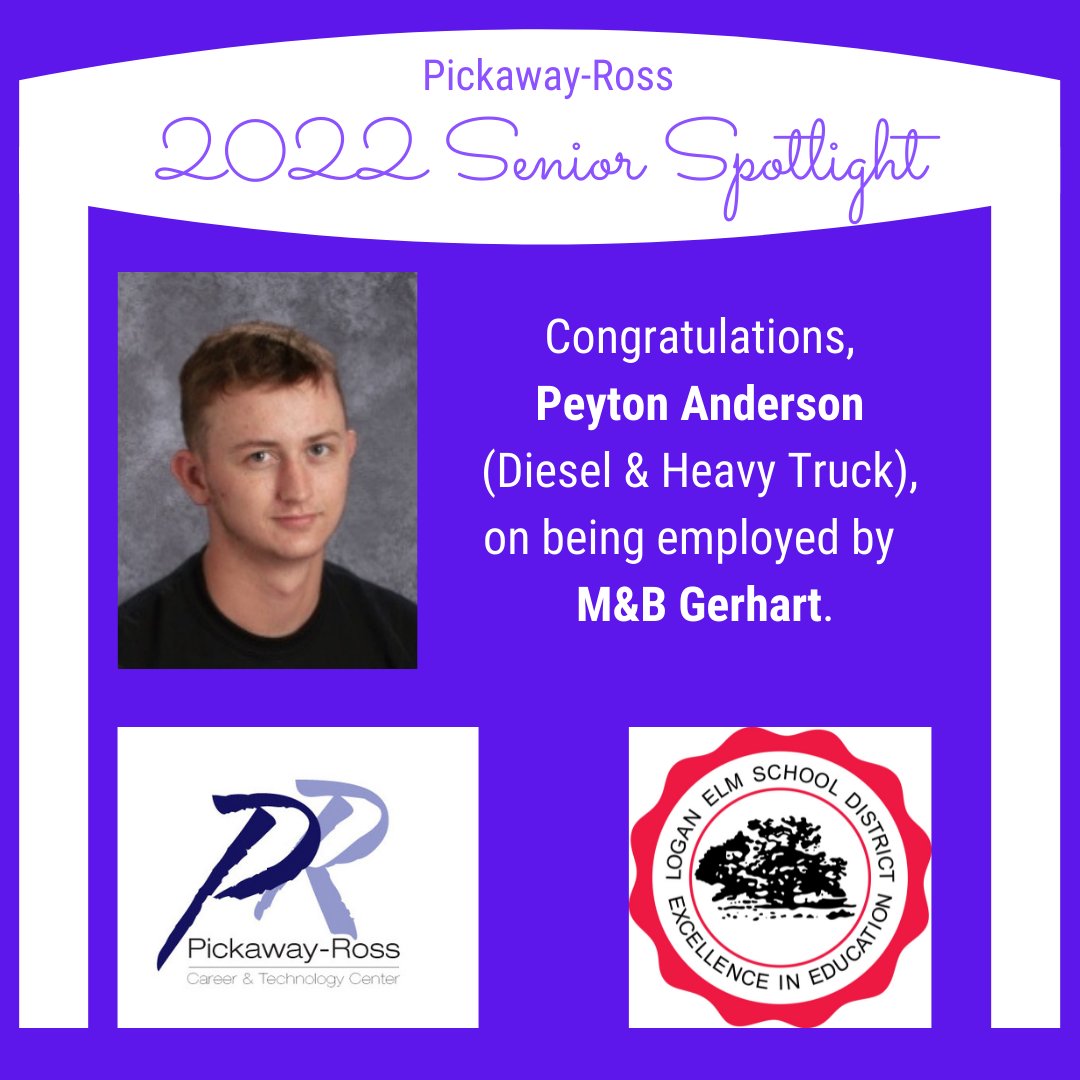 PickawayRossCTC's tweet photo. Our Seniors may be finished but we aren't finished highlighting them or their plans after school!

Congratulations to our students who are already working or committed to work in their field!

#PRCTCProud #CareerTechWorks #CareerTechOhio #CTEWorks https://t.co/LOZAPDMz9X