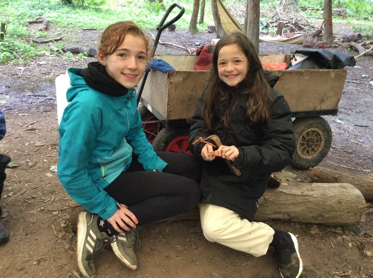 StPhilipsY6C22's tweet photo. Bushcraft skills include starting a fire do we can toast marshmallows. It took a bit of practice and some skill to get a spark! #teamstphilips #stphilipsy6residential https://t.co/mkMraAg2sD