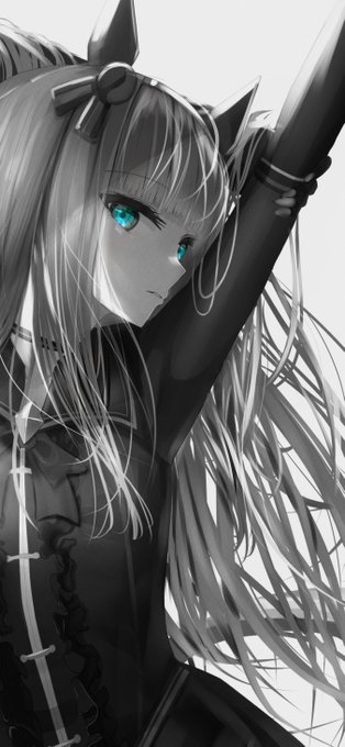黒スズカさんモノクロ壁紙用アレンジ
瞳と髪の描写に自信あります...!
#ウマ娘 #絵柄が好みって人にフォローされたい 