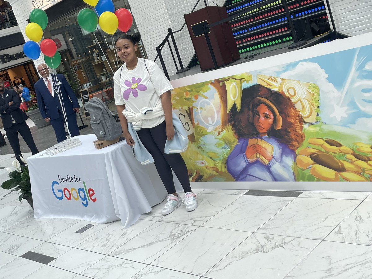 MrKingAP's tweet photo. Congratulations to junior Kayla Patmon for winning the @Google @Doodle4Google competition for Ohio!
She will now compete for the National prize starting next week!
We are soooo proud of you Kayla!!
Way to represent 💪🏽💪🏽
#Doodle4Google
#OnePRIDEOneFAMILY https://t.co/FwXnHXR0pD