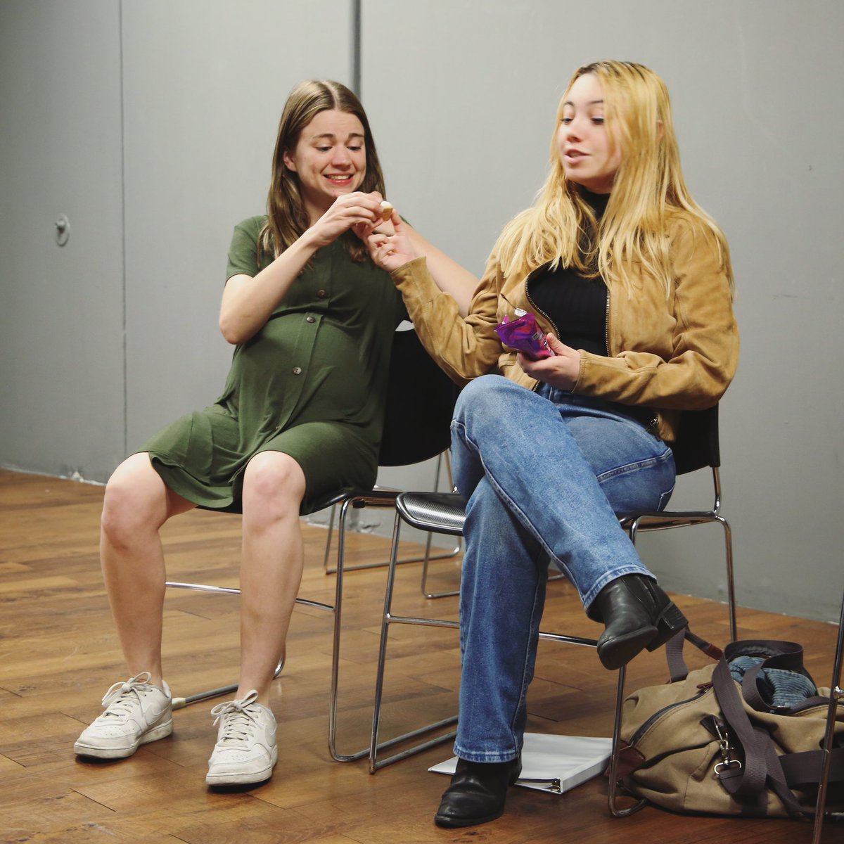 Sisters. No matter how distant, snacks can always bring you together. Meet this pair as they clean out their childhood home and the secrets they’ve kept hidden all these years. 🤫 “This Remains Between Us” opens for previews June 5. Tickets at FlatTireTheatre.org #hff22