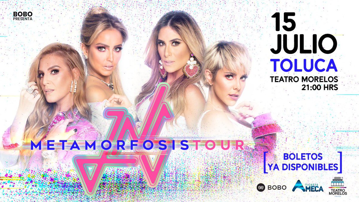grupojns's tweet photo. ¡Qué emoción! 💜 A partir de ahora ya pueden conseguir sus boletos para Toluca 🎟

Corran a comprarlos aquí: https://t.co/GZhRXijQeY 🎤🥳 https://t.co/yPvKnlH3hr