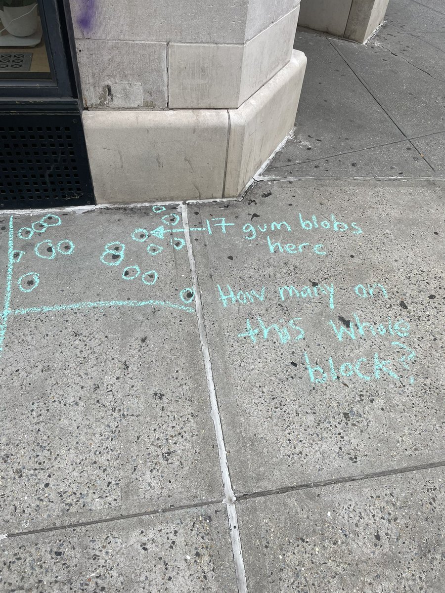 HSTATistics's tweet photo. #sidewalkmath @MathforAmerica @_b_p https://t.co/k35vizrAB9