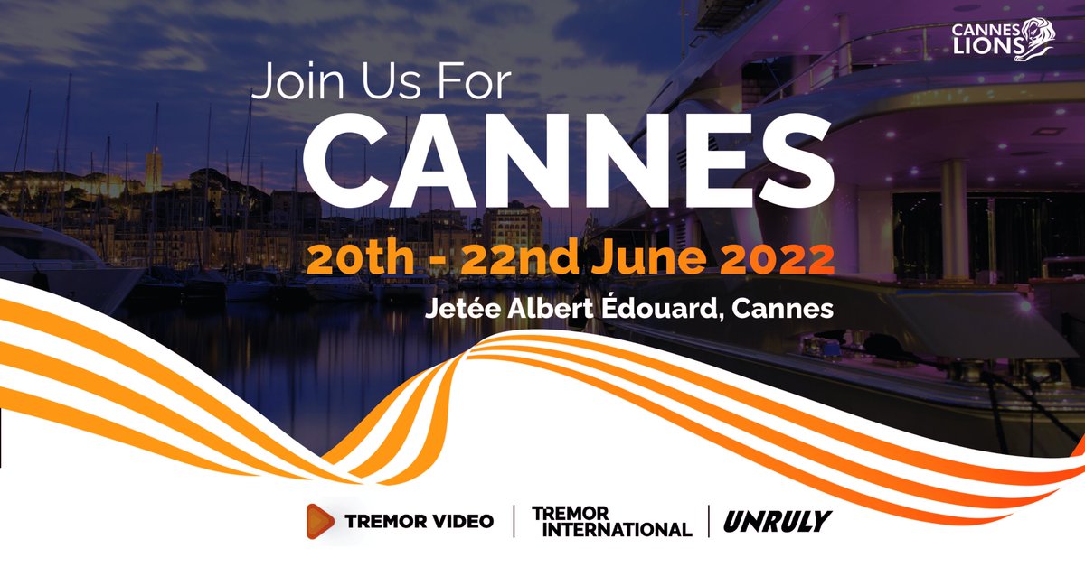 unrulyco's tweet photo. Join us onboard at #Cannes2022 for a week of unique experiences, exclusive meetups and insightful content!​
Check it out and RSVP here : https://t.co/nft4rqJi0e https://t.co/2hj9uuk4ng