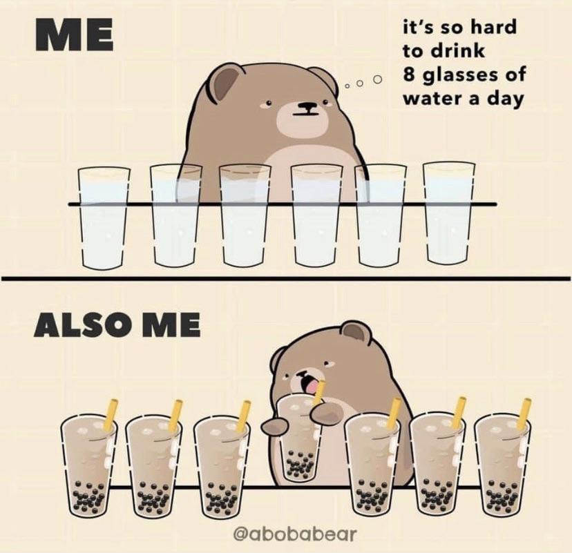 kawaii_kup's tweet photo. Who can relate? 😂 

#boba #NFTCommunity #kawaii https://t.co/ZVjNDVdqSg
