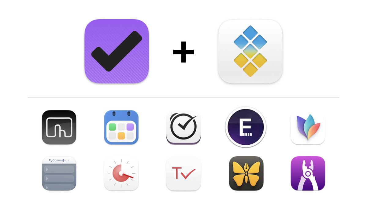 LearnOmniFocus's tweet image. We&apos;re big fans of @Setapp, a collection of 230+ apps for Mac, iPhone &amp;amp; iPad. Our NEW &quot;Using OmniFocus with Setapp&quot; page highlights #Setapp apps that complement #OmniFocus: learnomnifocus.com/setapp/

p.s. Not a Setapp subscriber? There&apos;s a FREE 7-day trial:  learnomnifocus.com/go/setapp