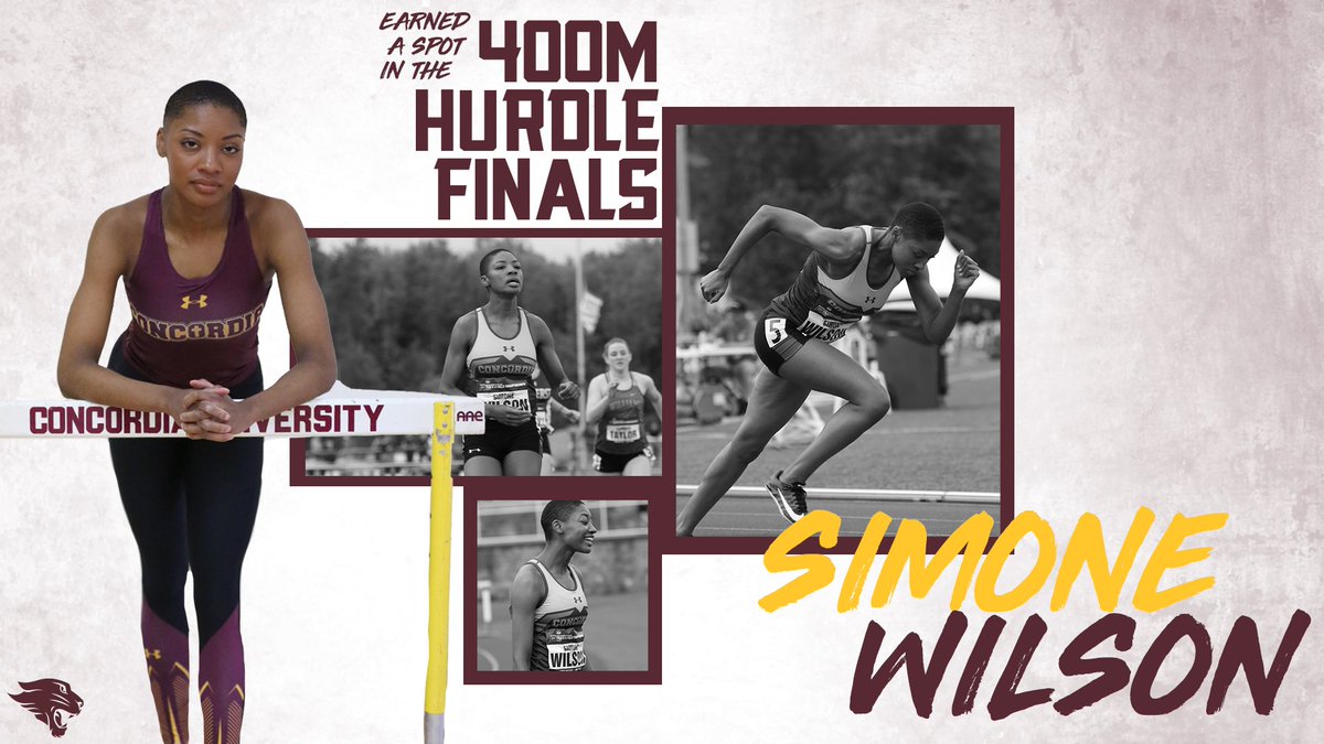 CUChicagoTFXC's tweet photo. With a time of 1:01.47 Simone Wilson has earned a spot in the 400m hurdles FINALS! https://t.co/yVJ3hdvJlE