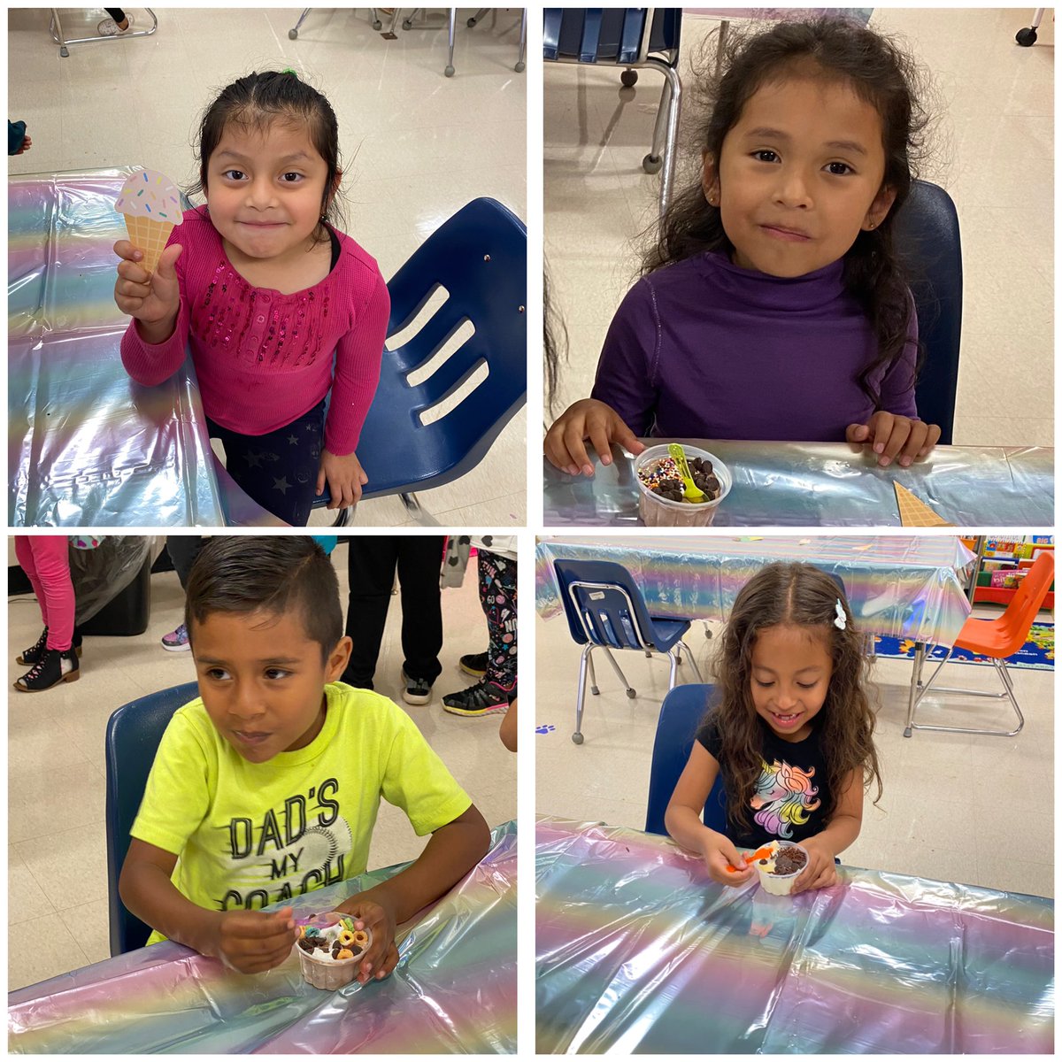 AmberV_Esol's tweet photo. I am so proud of the 49 kindergartners who met their LEXIA goal for the year!! Our ice cream party was so much fun today! Thanks to my team and the K5 teachers for making it happen! @JoAnneB28335065 @LexiaLearning @RebeccaDurst2 @c_transou https://t.co/As6a16yjL0