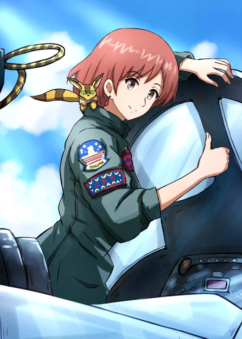 祝!トップガン マーヴェリック本日公開。トップガン風ナウシカさんです。 