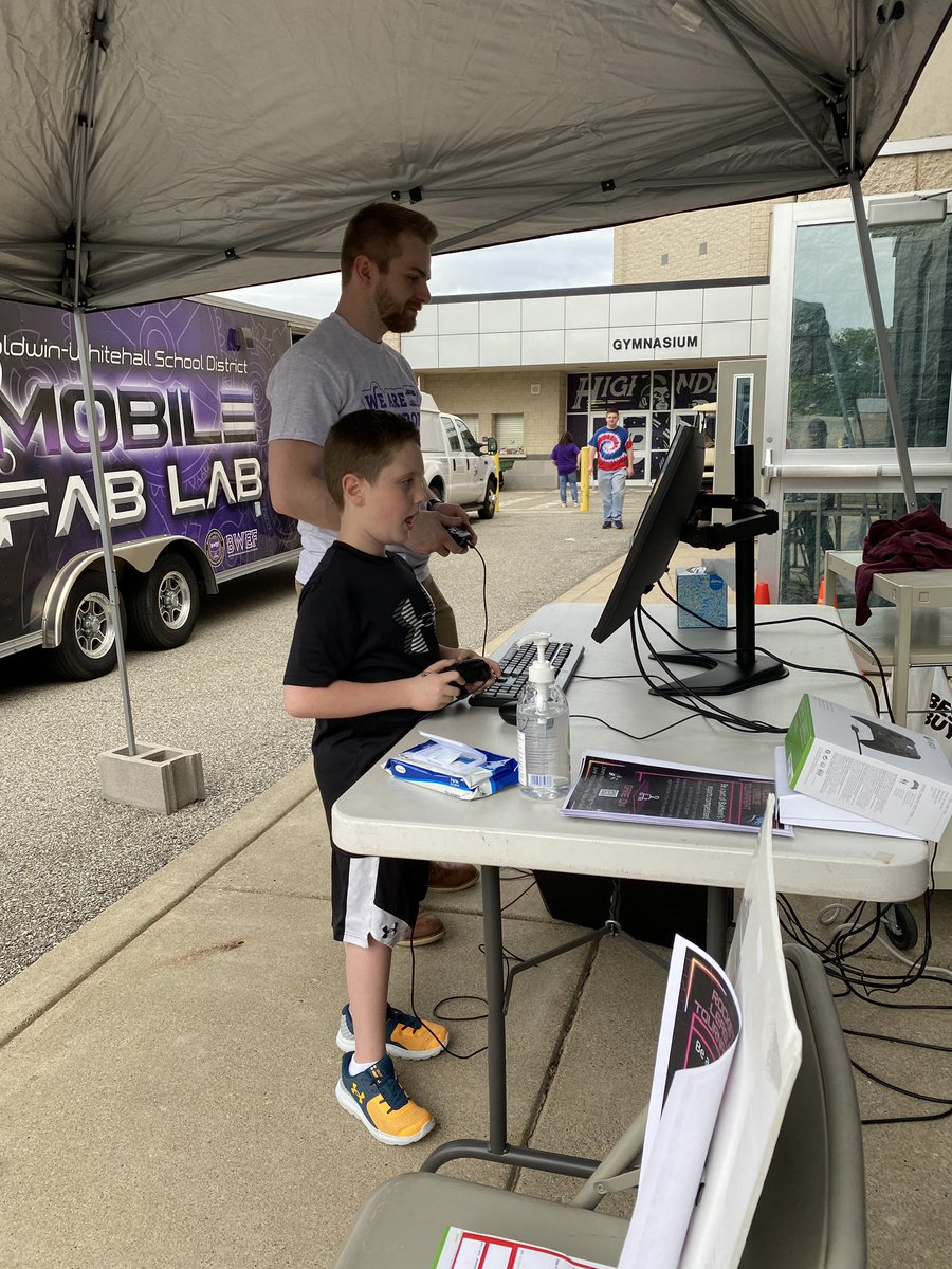 Stop by the @BWMobileFabLab and learn about #esports! @RocketLeague