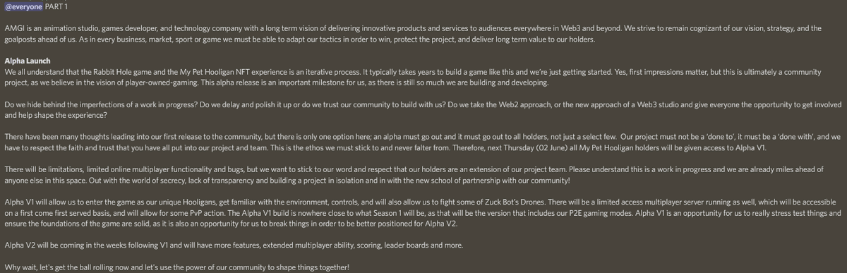 mypethooligan's tweet photo. Wen Alpha, Wen Staking?... 👇 https://t.co/2DuNivbQXA