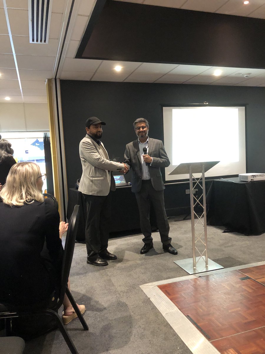 ProfCSchofield's tweet image. The winner of Faculty of Arts, Business and Social Sciences Lecturer of the Year is Dr Saidunnabi Piyal @WolvesSU @wlv_uni #congratulatins to all the nominees 🎊🥳👏🎉