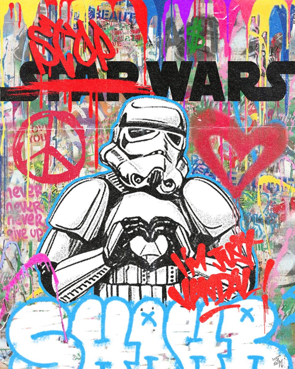 “Stop Wars” flipped on secondary for 3.30 #tezos .
Special thanks to <a href="/n0_madz/">n0Madz.⌐◨-◨</a> and congratulations to @VelemaSander 
Much love y’all☮️❤️
#CleanNFT #NFTCommunity