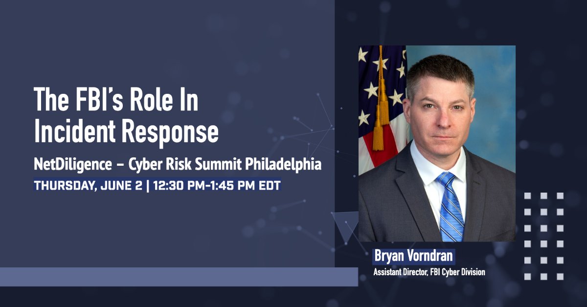 FBI on Twitter "FBI Cyber Assistant Director Bryan Vorndran will join