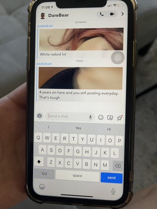 I got this message on my premium Snapchat ... is this a good thing or a bad thing ? https://t.co/Sff