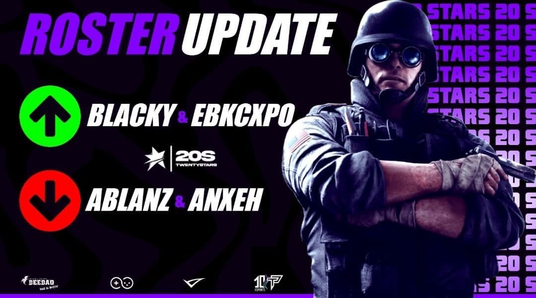 Cambi in casa Twentystars diamo il benvenuto a <a href="/FPS_BIaCKY/">Blacky</a>  e @EBKcxpo  nella speranza che contribuiscano al successo di questo roster.
#weare20s