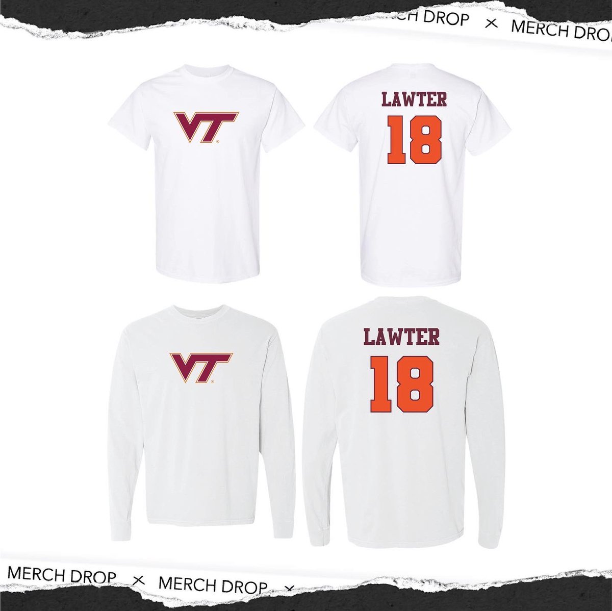 nil_store's tweet photo. 𝙉𝙀𝙒 𝙈𝙀𝙍𝘾𝙃! Support Mackenzie Lawter (@mlawter18) and the #3 Hokies as they head into the NCAA Super Regional this weekend!

https://t.co/oHaJgvc4lt https://t.co/0pdZMGygFU