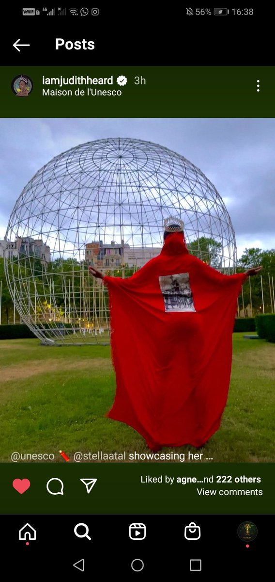 ashah_babz's tweet photo. The more you believe and trust God, the more limitless your possibilities become for your life and your career. @missenvironmentafrica2022 at @iamjudithheard 🇺🇬 at @unesco about @africaweek. Please make it to the 🔝 we so proud of you 🥰 queen 👑 . https://t.co/j9ASW4QtZP