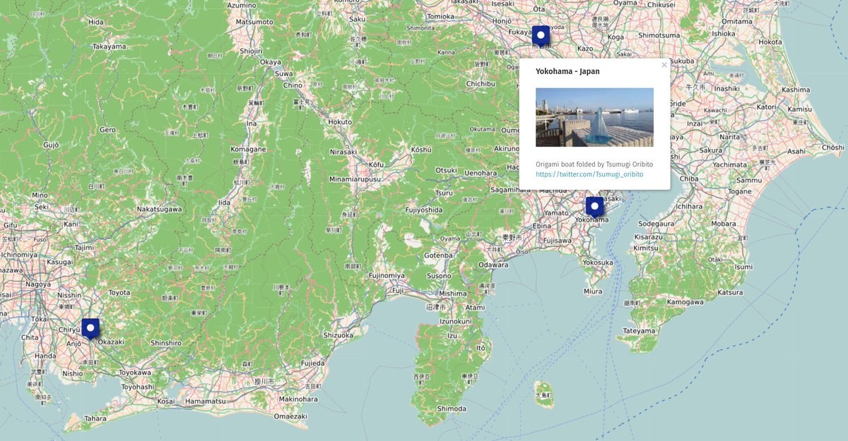 Origami_Plus's tweet image. Thanks to @Tsumugi_oribito, there is a new sailboat from Japan on the world map of origami boats! どうもありがとうございました！Interactive map and instructions to participate: origami.plus/world-map-of-o… #origami #折り紙 #折り紙作品
