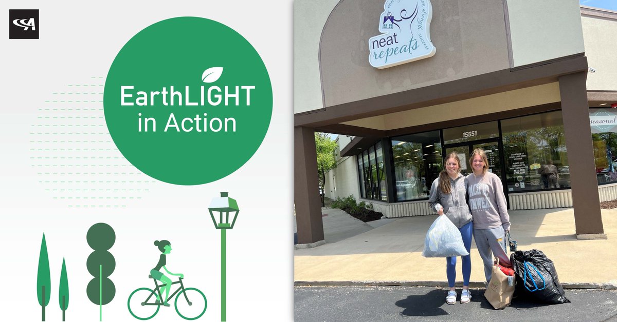 Shoutout Amanda Jeanes &amp; her family helping a great local organization! The crew donated clothing to Neat Repeats Resale Shop in Orland Park. This shop is owned and operated by non-profit organization, Crisis Center for South Suburbia (CCSS).

#EarthLightInAction <a href="/AcuityBrands/">Acuity Brands</a>
