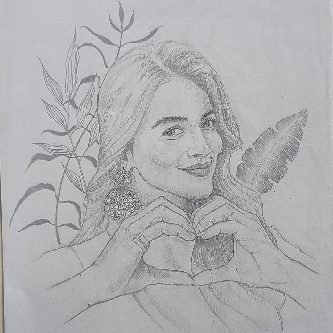 kamble_prateek's tweet photo. To the lady @hegdepooja 💙

#Poojahegde #sketch #watercolorpainting https://t.co/BkbL4z1kDk