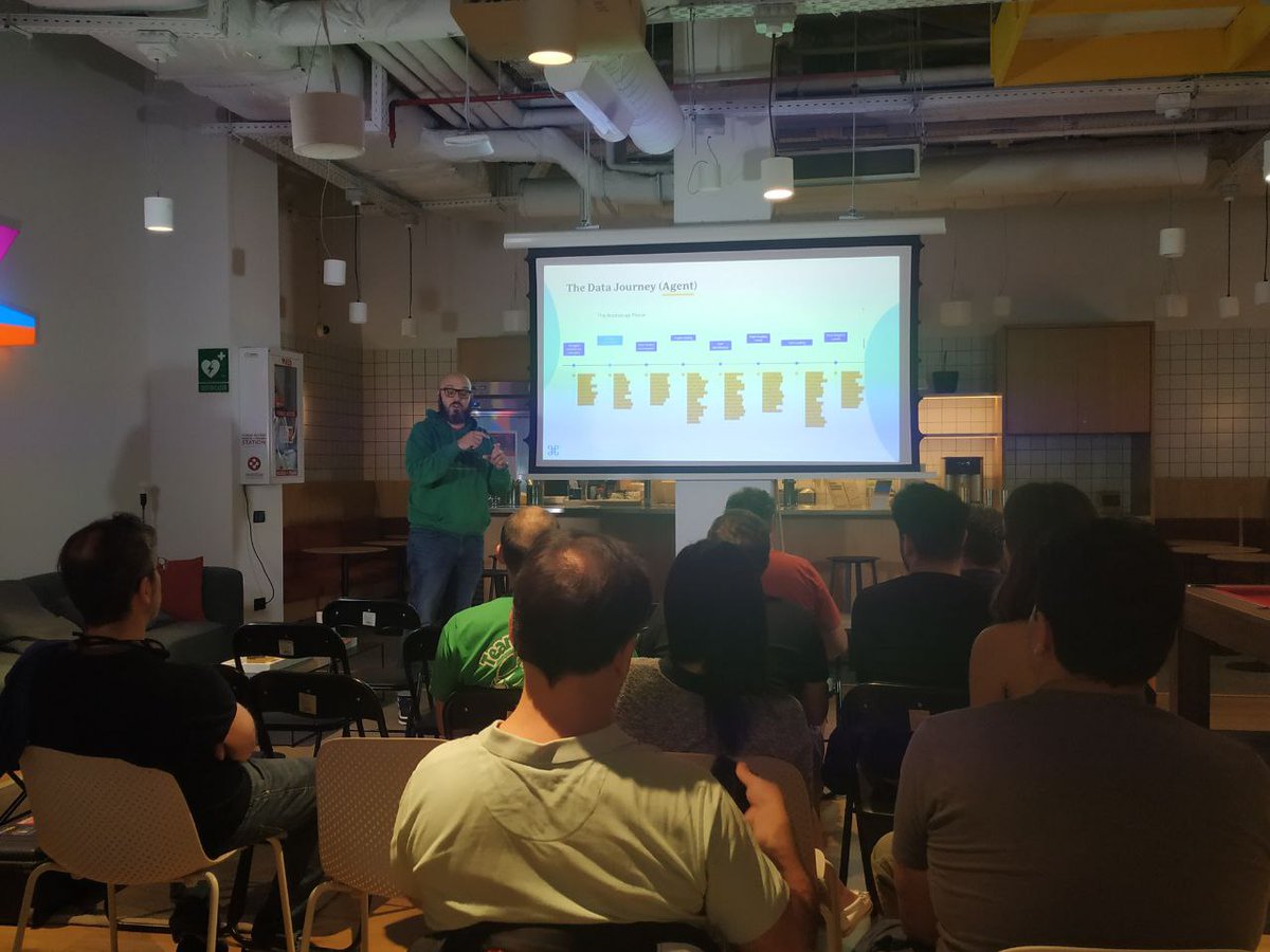 MadridDevops's tweet image. Gracias a todos los que os habéis pasado por las oficinas de @aircall u os habéis conectado al streaming para escuchar a @jordimirobruix y Enrique Hormilla de @thehotelnetwork. Vídeo pronto disponible en nuestro canal de YouTube gracias a @aircall. #madrid_devops