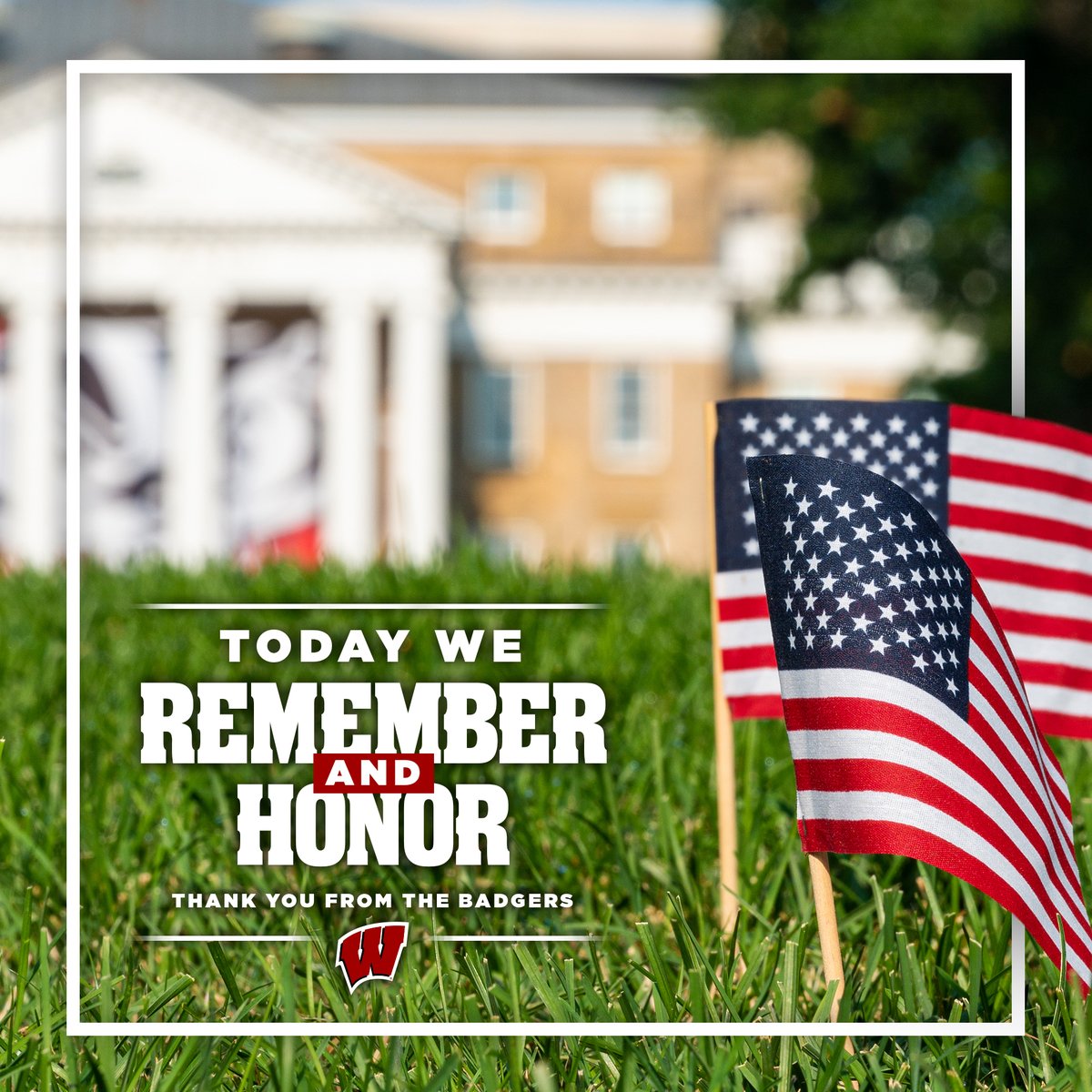 UWBadgers's tweet image. Today, we remember and honor those who served and made the ultimate sacrifice for our country 🇺🇸 

Thank you. #MemorialDay