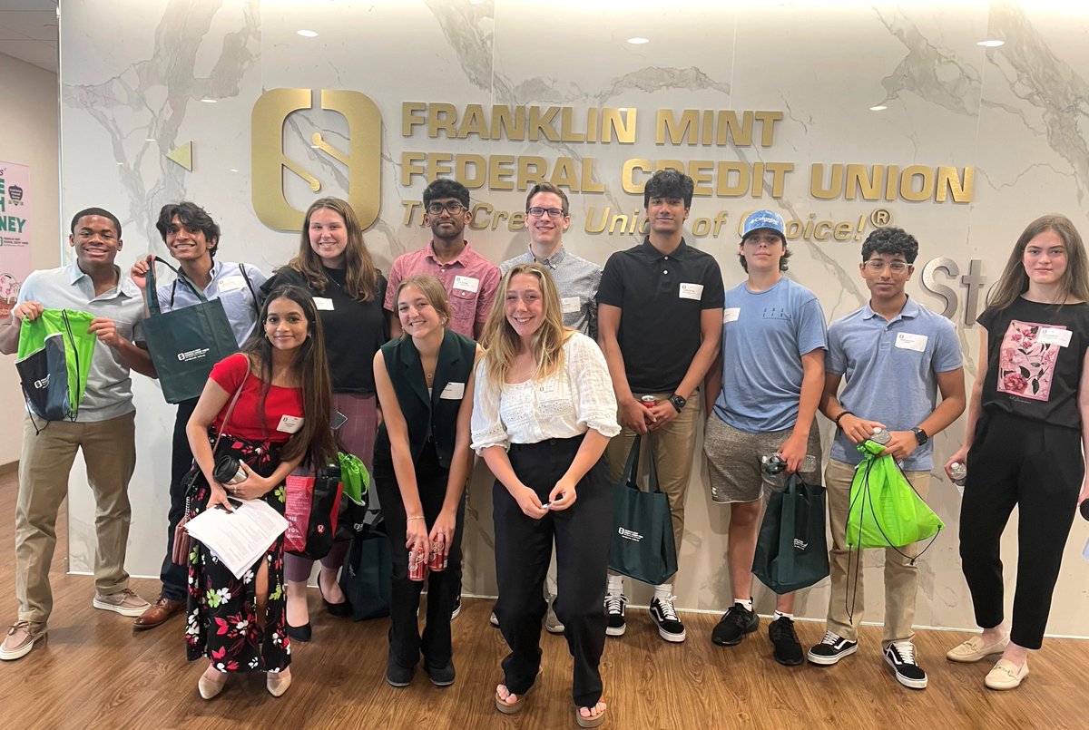 WestChesterASD's tweet photo. Students from #WCASD High Schools visited Franklin Mint Federal Credit Union headquarters last week π¦
They learned about careers like accounting, risk management, finance, & more. Thank you FMFCU for helping our students prepare for their future! #WCASDEducates #CareerReady https://t.co/drqRy0tU9r