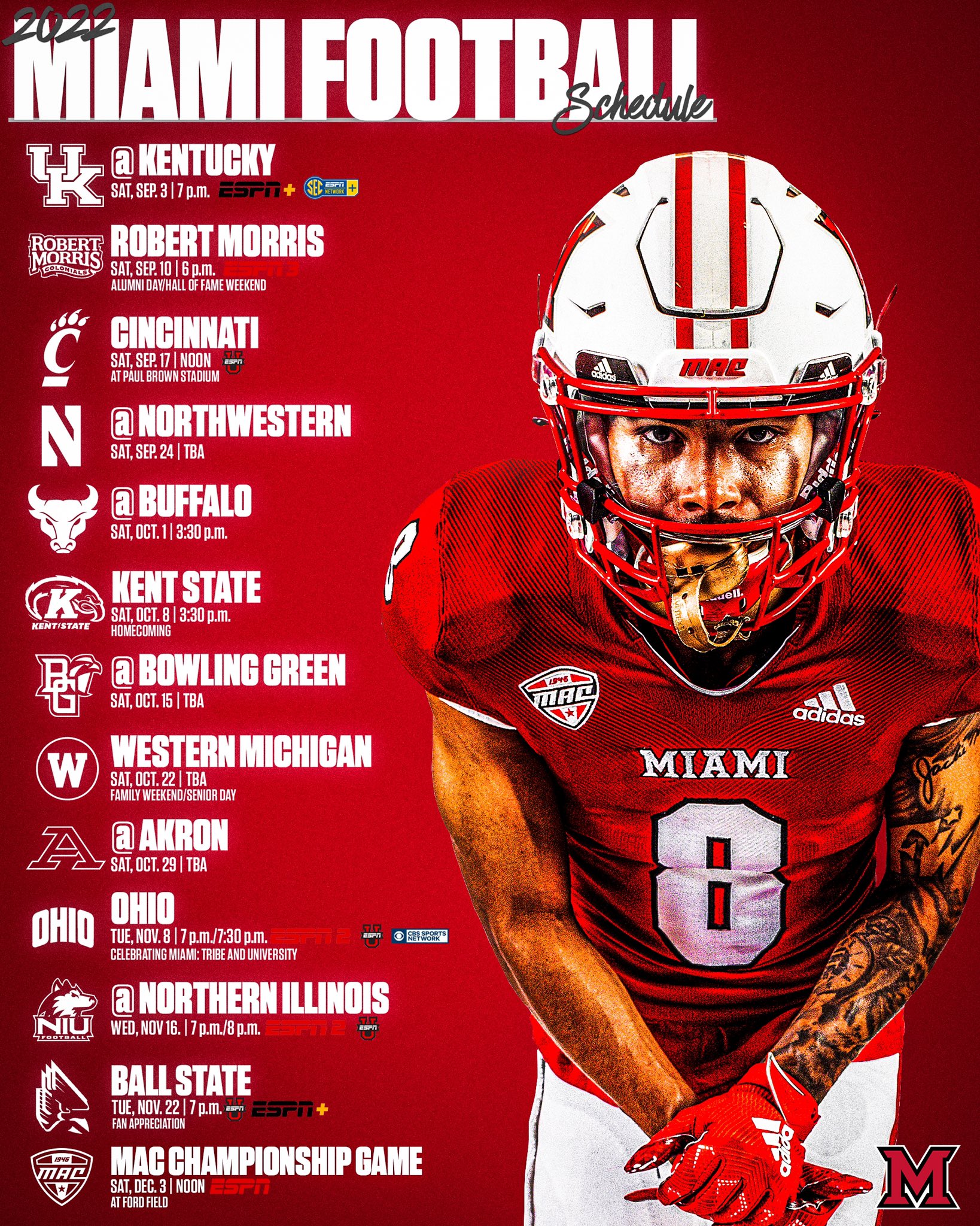 Miami Football On Twitter MARK YOUR CALENDARS Kickoff Times Have miami-football-on-twitter-mark-your-calendars-kickoff-times-have